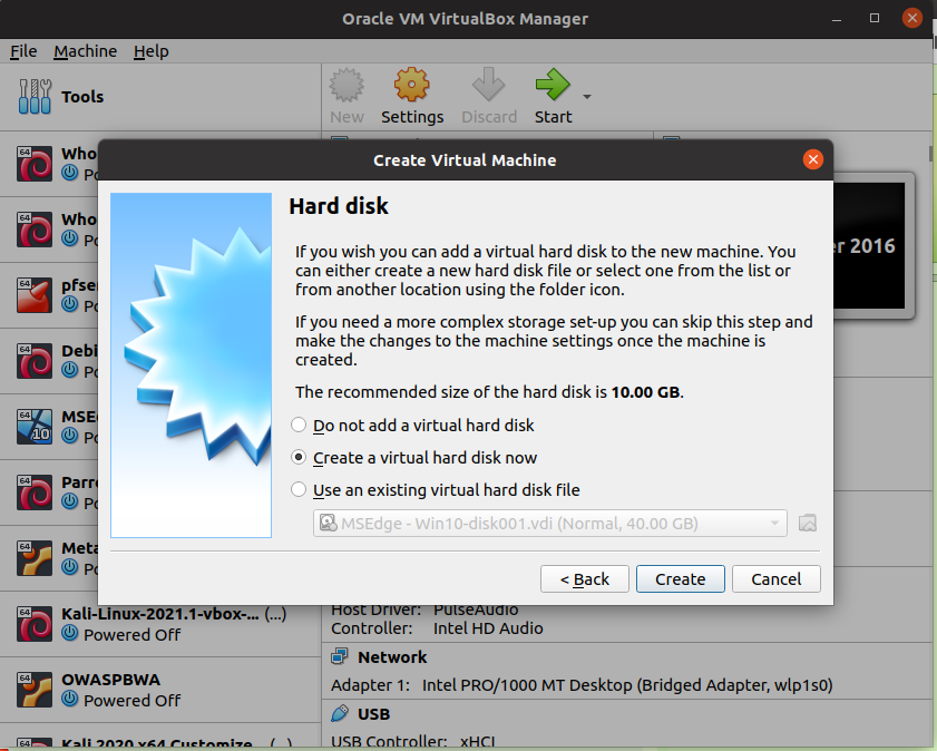 Setting Up A Virtual Machine in VirtualBox – Cybersecurity Journey